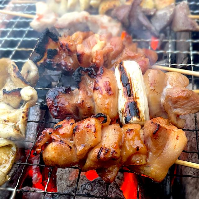 【美濃焼】串匠~織部(おりべ)~　串物を炭焼き　七輪/魚/肉/野菜/バーベキュー 美濃焼】串匠~織部(おりべ)~ 串物を炭焼き 七輪/魚/肉/野菜